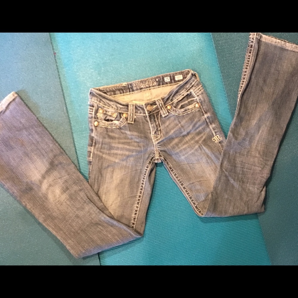 Miss Me Feminine Power Jean size 25 + flap pockets
